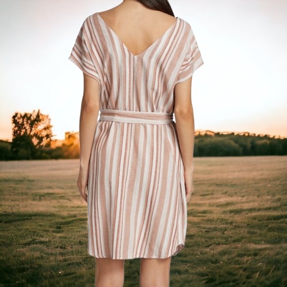 Splendid Savanah Striped Belted Dress - Picture 2 of 6